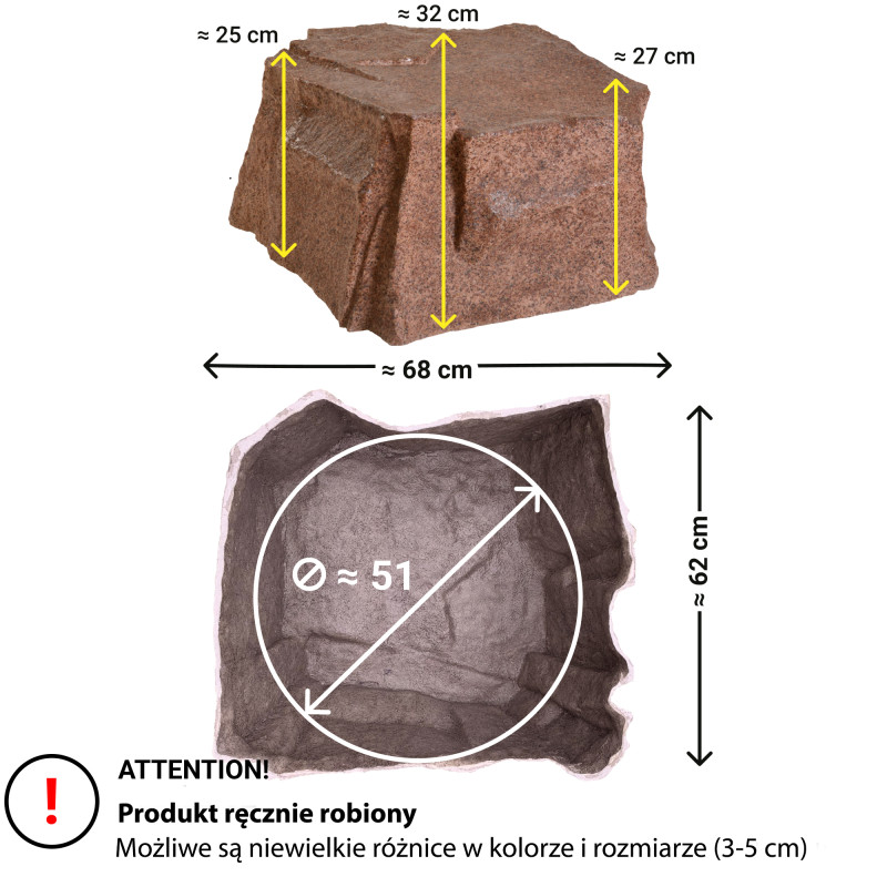 Sztuczny Kamień Ogrodowy M-04