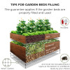 Garden Raised Bed 170x85x63 cm made of galvanized Metal, Stable, Wood Effect, mole net incl. Garden Raised Bed 170x85x63 cm made of galvanized Metal, Stable, Wood Effect, mole net incl.