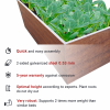 Garden Raised Bed 197×98x63 cm made of galvanized Metal, Stable, Wood Effect, mole net incl. Garden Raised Bed 197×98x63 cm made of galvanized Metal, Stable, Wood Effect, mole net incl.