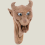 Devil's Head Sandstone Wall Decor, 22 cm