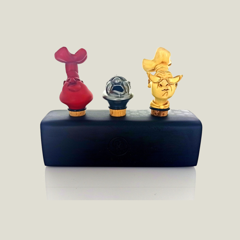 Wine cork set "Fromage, Gourmet and Maitre"