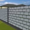 KUMPLAST Privacy Strip for Panel Fences, 26 m Roll