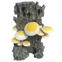 Decorative stump with mushrooms