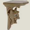 Devil's head console-sandstone, 26 cm