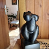 Mary Black/Bronze Female Torso Figurine on Square Pedestal, 18.5 cm Mary Black/Bronze Female Torso Figurine on Square Pedestal, 18.5 cm