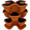 Vertical garden flowerpot 3 floors. Terracotta. Vertical garden flowerpot 3 floors. Terracotta.