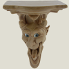 Devil's head console-sandstone, 26 cm