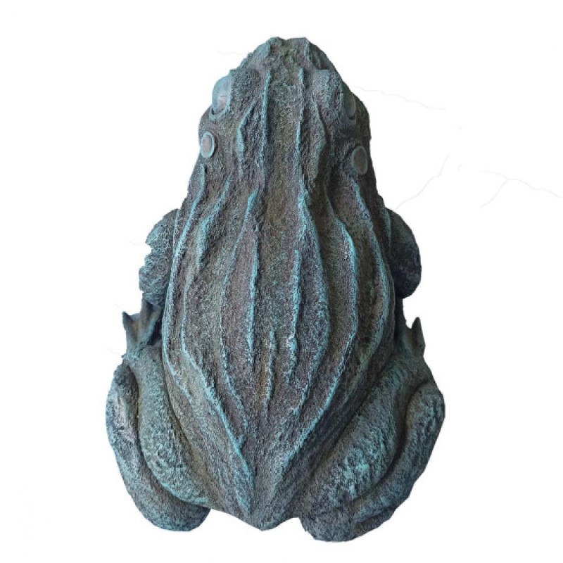 Wasserspeier für Teich (Blaugrauer Frosch) Wasserspeier für Teich (Blaugrauer Frosch)