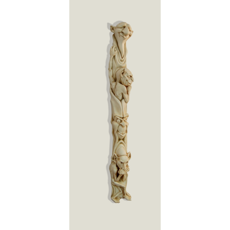 Colonne Fantôme suspendue (gauche) ivoire, 79 cm