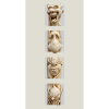 Ghost column hanging (right)-ivory, 79 cm