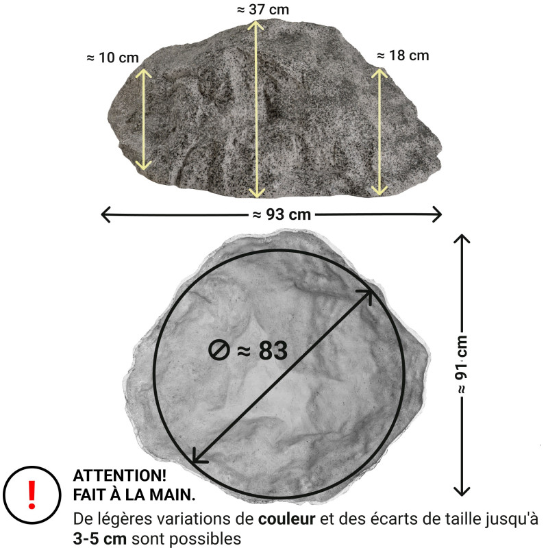 Faux Rocher De Jardin L-01