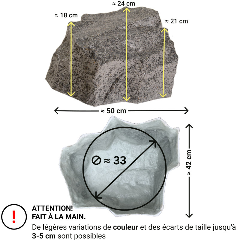 Faux Rocher De Jardin S-04