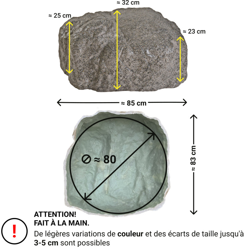 Faux Rocher De Jardin M-03