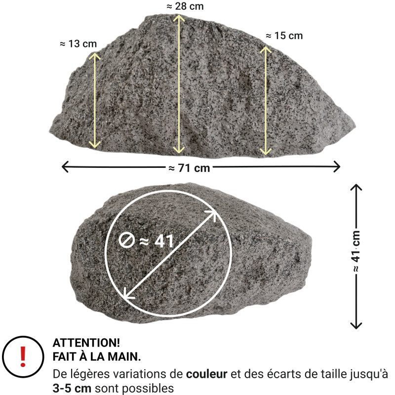 Faux Rocher Cache-Regards De Jardin S-02
