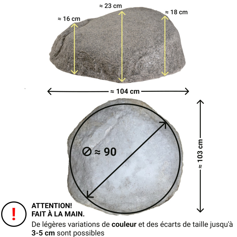 Faux Rocher De Jardin XL-04