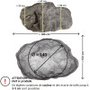Faux Rocher De Jardin XXXL-01