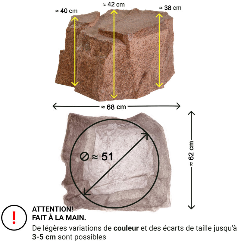 Faux Rocher De Jardin M-04