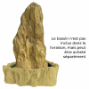 Fontaine en pierre pour jardin: Fontaine verticale