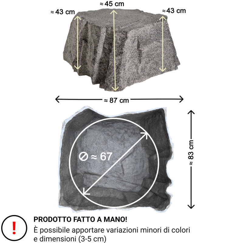 Roccia Artificiale Da Giardino L-04