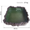 Pools for garden decor - water play elements or flowerbed M Pools for garden decor - water play elements or flowerbed M