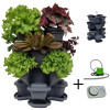 Vertical garden flower pot 3+1 floors + pump. Anthracite. Vertical garden flower pot 3+1 floors + pump. Anthracite.