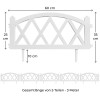 Garden Fence - Decorative Garden Fence border, Set of 5 (Total length 3 meters, White) Garden Fence - Decorative Garden Fence border, Set of 5 (Total length 3 meters, White)