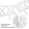 Garden Fence - Decorative Garden Fence border, Set of 5 (Total length 3 meters, White) Garden Fence - Decorative Garden Fence border, Set of 5 (Total length 3 meters, White)