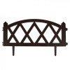 Garden Fence - Decorative Garden Fence border, Set of 5 (Total length 3 meters, Brown) Garden Fence - Decorative Garden Fence border, Set of 5 (Total length 3 meters, Brown)