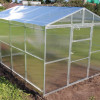 Didelė lauko šiltnamė 4 x 2,85 m, polikarbonatas 4 mm