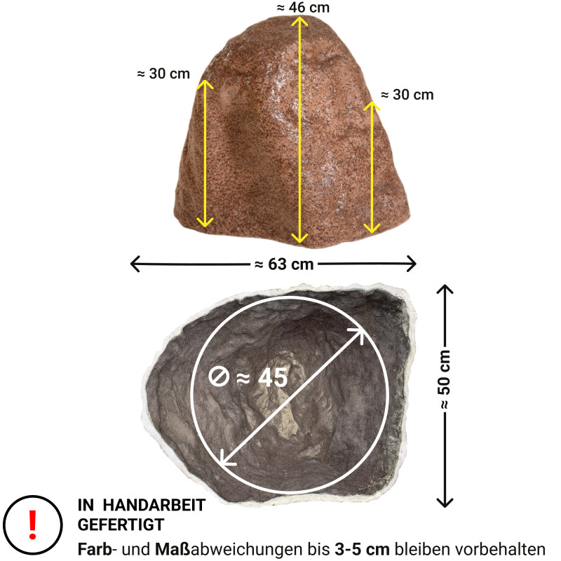 Findling Kunstfelsen für den Garten S-03 Findling Kunstfelsen für den Garten S-03