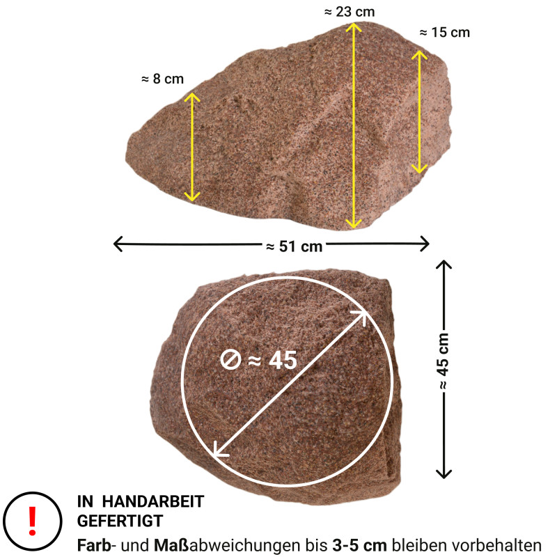 Findling Kunstfelsen für den Garten S-07 Findling Kunstfelsen für den Garten S-07