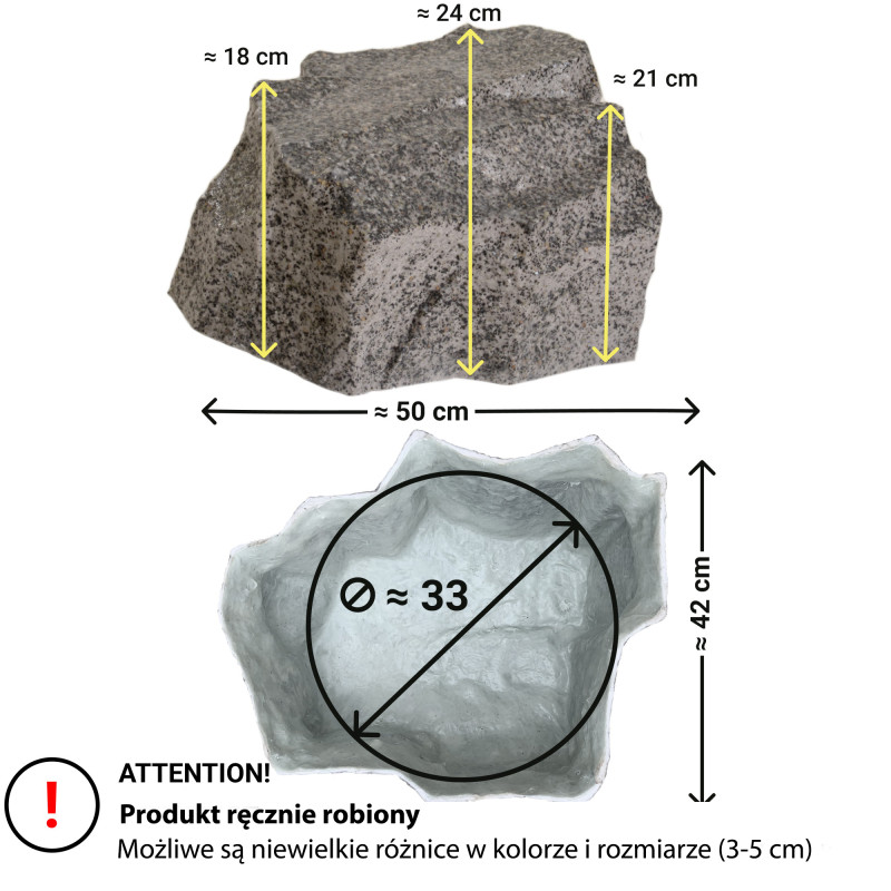 Sztuczny Kamień Ogrodowy S-04