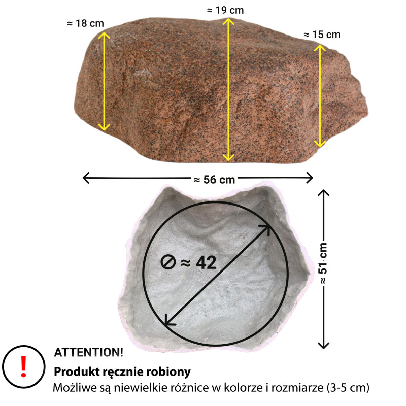 Sztuczny Kamień Ogrodowy S-06