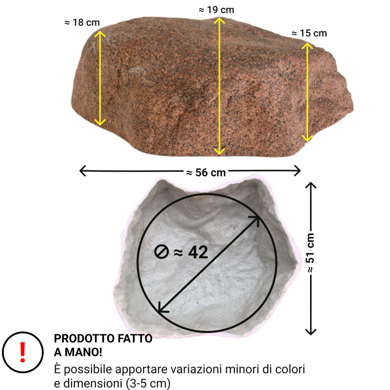 Roccia Artificiale Da Giardino S-06