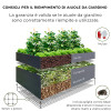 Orto Rialzato In Metallo 170x85x63 Cm Da Giardino Con Rete Anti-Talpa Orto Rialzato In Metallo 170x85x63 Cm Da Giardino Con Rete Anti-Talpa