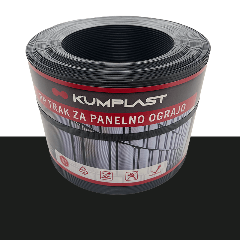 KUMPLAST Privacy Strip for Panel Fences, 26 m Roll