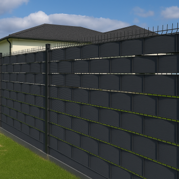 KUMPLAST Privacy Strip for Panel Fences, 26 m Roll