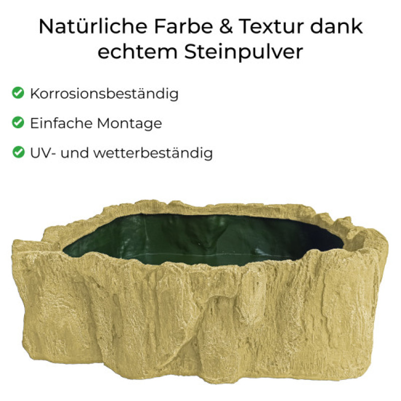 Basins for garden Decor – water play elements or flowerbed XL Basins for garden Decor – water play elements or flowerbed XL