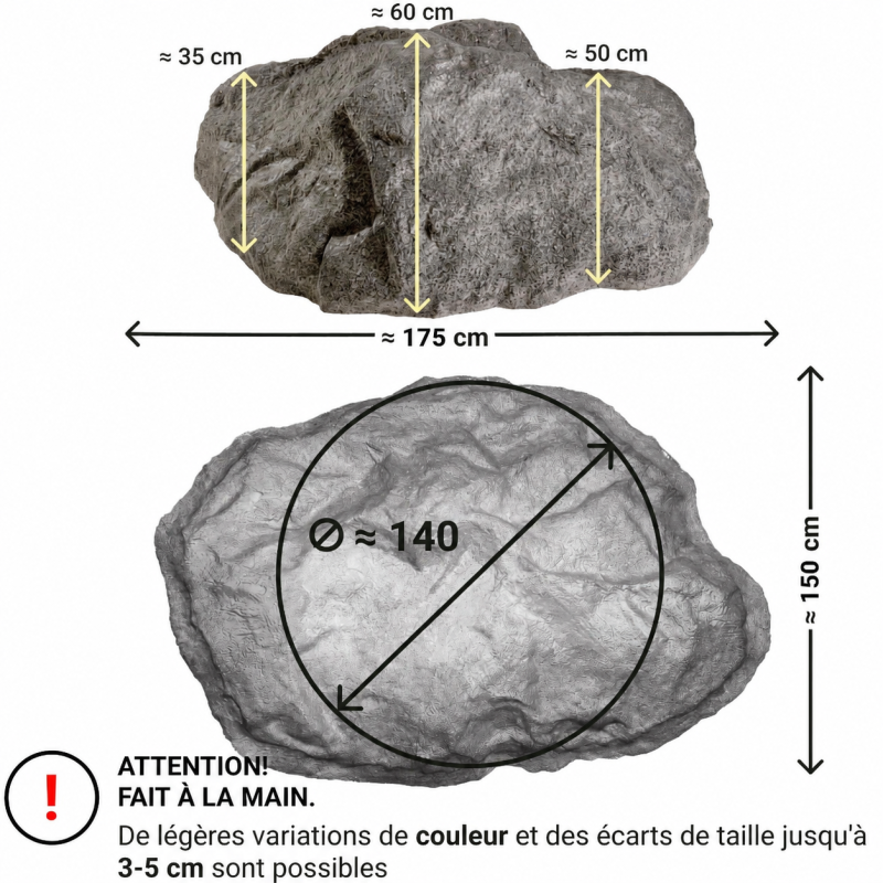 Faux Rocher De Jardin XXXL-01 Faux Rocher De Jardin XXXL-01