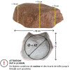 Faux Rocher De Jardin S-06