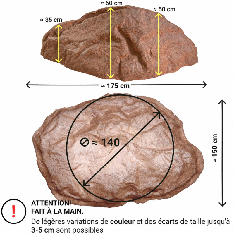 Faux Rocher De Jardin XXXL-01 Faux Rocher De Jardin XXXL-01