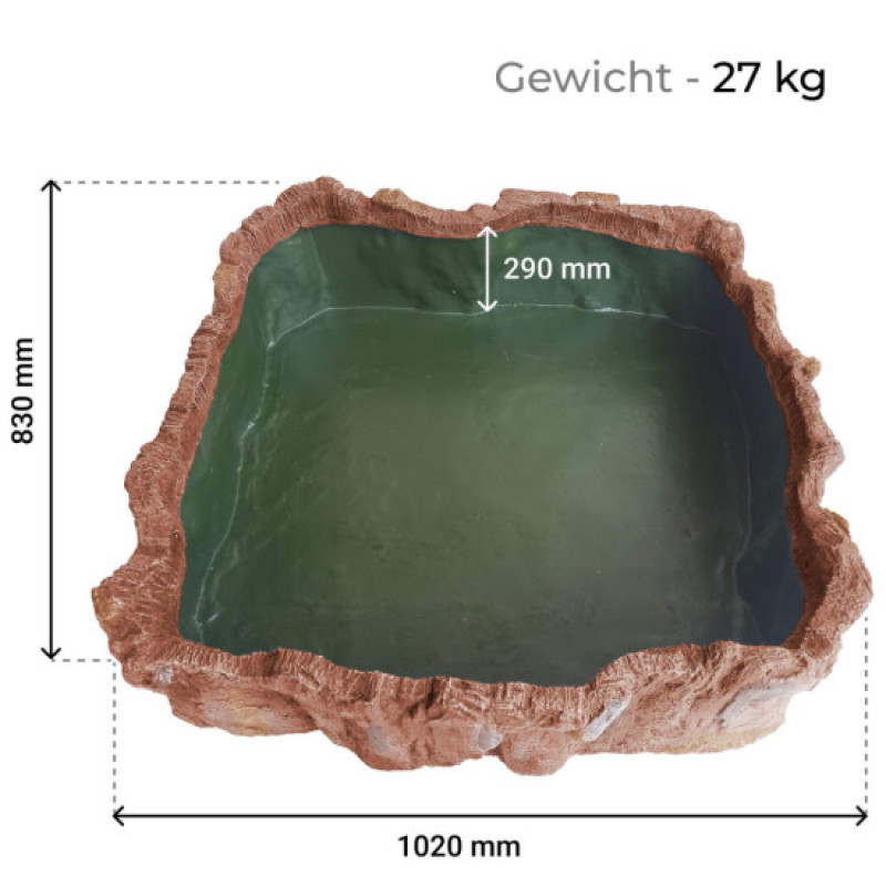 Basins for garden Decor – water play elements or flowerbed XL
