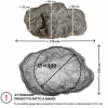 Roccia Artificiale Da Giardino XXXL-01