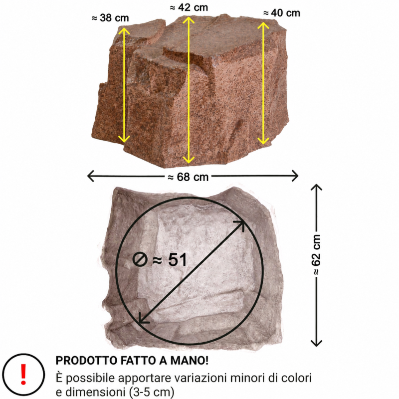 Roccia Artificiale Da Giardino M-04