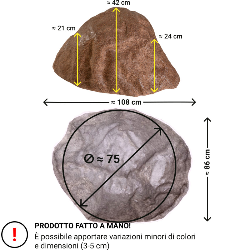 Roccia Artificiale Da Giardino L-02