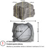 Sztuczny Kamień Ogrodowy L-04