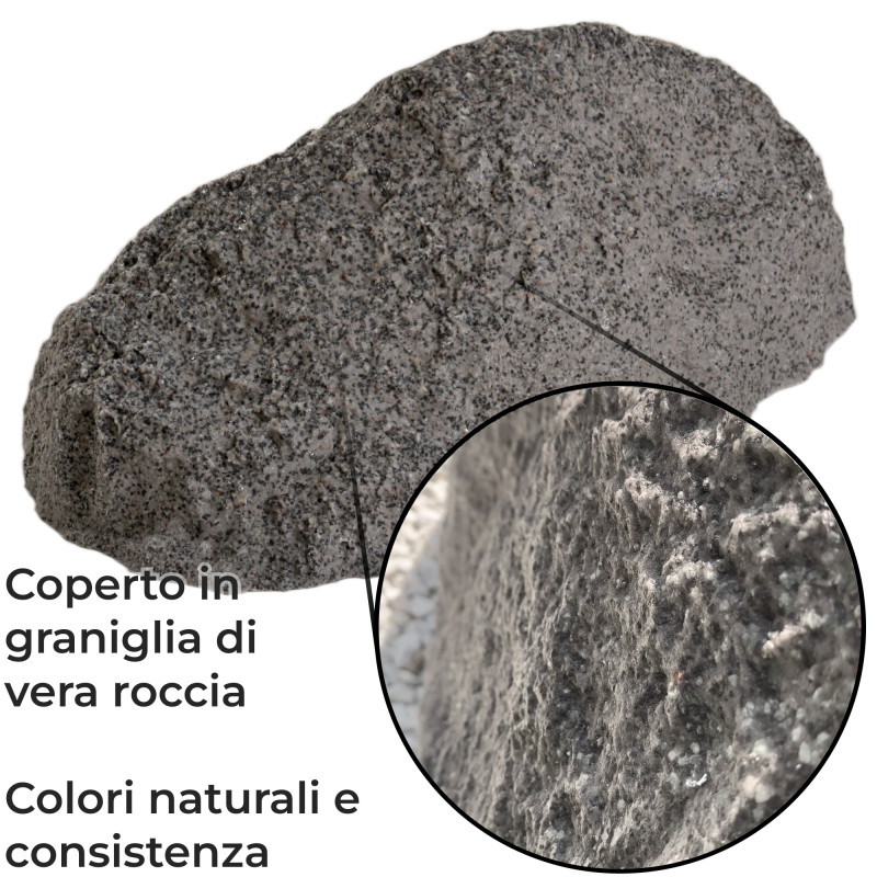 Roccia Artificiale Da Giardino Per Copertura Pozzetto S-02