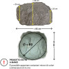 Roccia Artificiale Da Giardino M-03