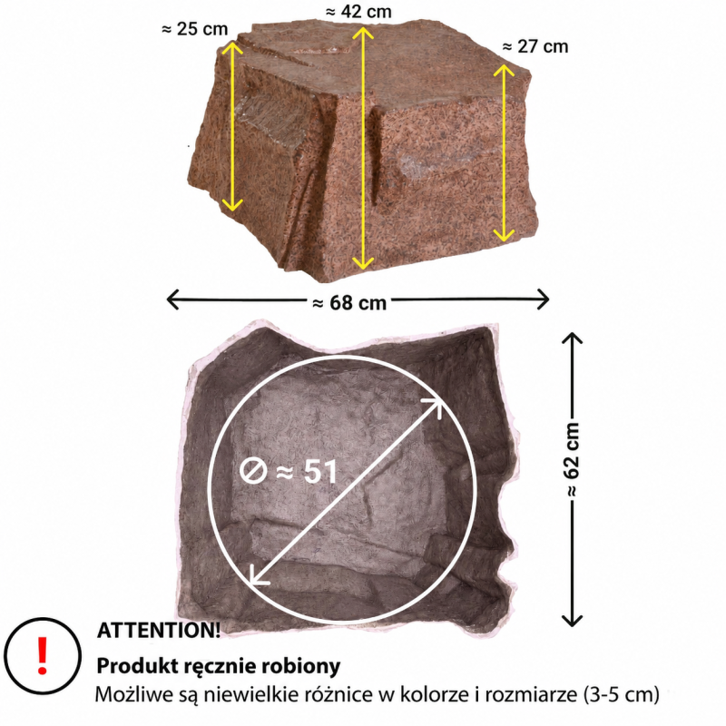 Sztuczny Kamień Ogrodowy M-04