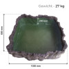 Basins for garden Decor – water play elements or flowerbed XL Basins for garden Decor – water play elements or flowerbed XL